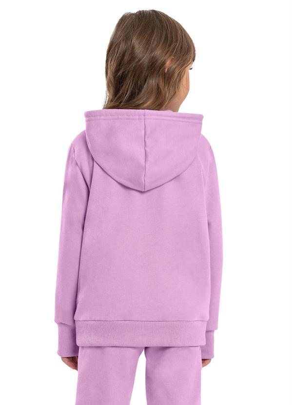 Quimby - Jaqueta Básica Unissex Infantil Roxo 2