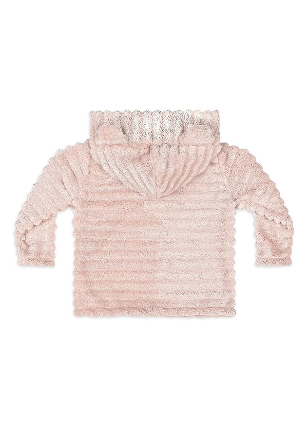 Quimby - Jaqueta Bebê Capuz Orelha Rosa 2