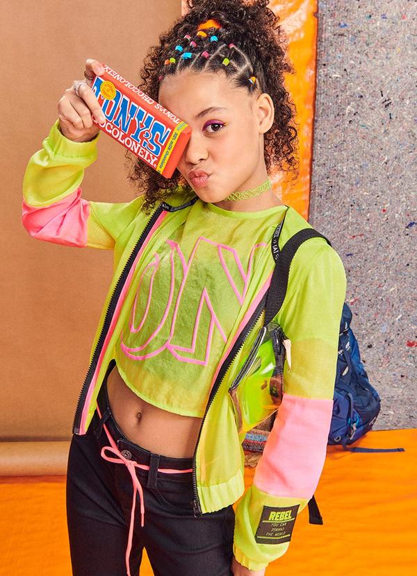 I Am Jaqueta Bomber de Organza com Recortes Verde - Main Image