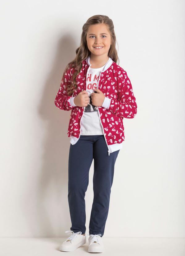 Outlet - Jaqueta Bomber Laços Banco Bicolor com Zíper 3