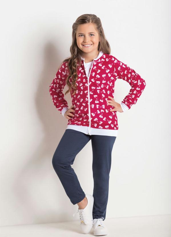 Outlet - Jaqueta Bomber Laços Banco Bicolor com Zíper 5