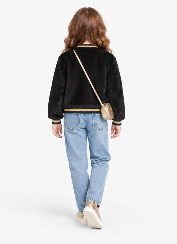 Jaqueta Bomber Pelo Safira Preto - Trick Nick