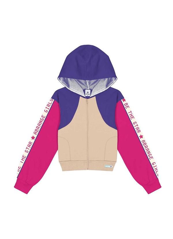 Abrange - Jaqueta Color Block Bege