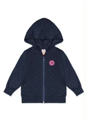 Marisol - Jaqueta com Capuz Infantil Menina Azul - MARISOL