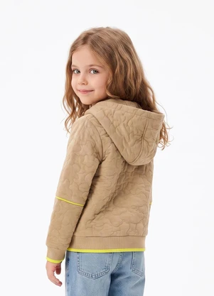 Lilica - Jaqueta com Capuz Infantil Feminina Marrom - LILICA