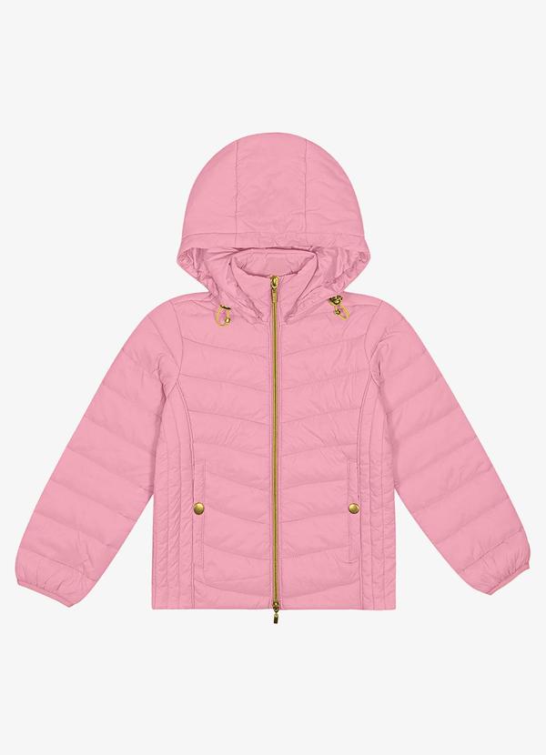 Trick Nick - Jaqueta com Capuz Infantil Microfibra Rosa