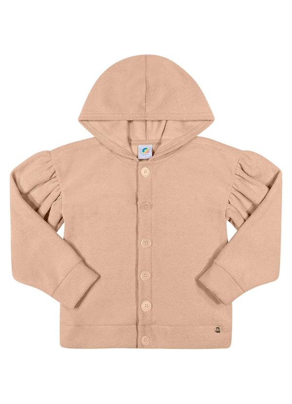 Alenice - Jaqueta com Capuz Menina Bege 3