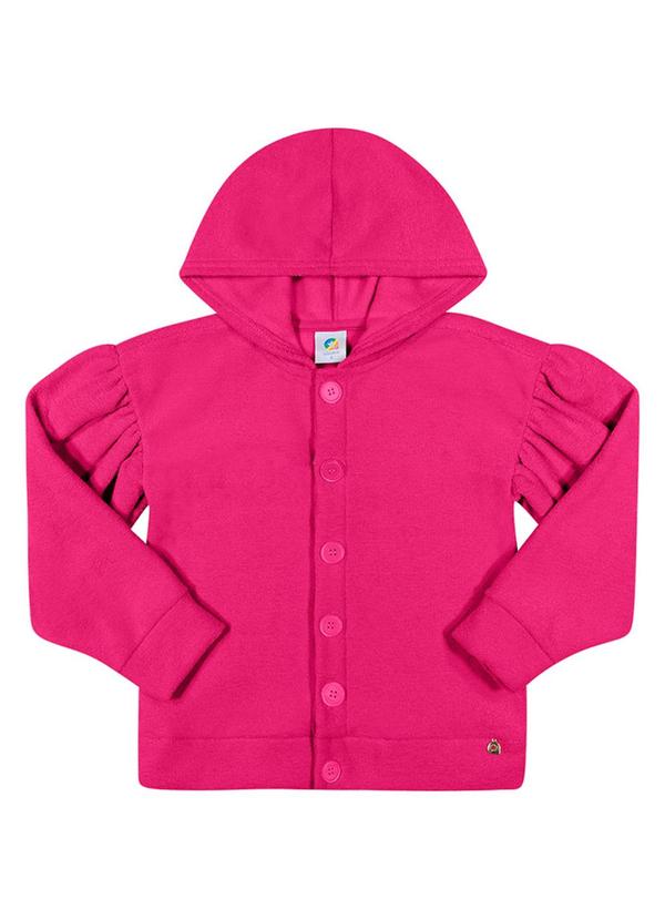 Alenice - Jaqueta com Capuz Menina Rosa