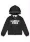 Marisol - Jaqueta com Capuz Moletom Infantil Preto - variação: Preto