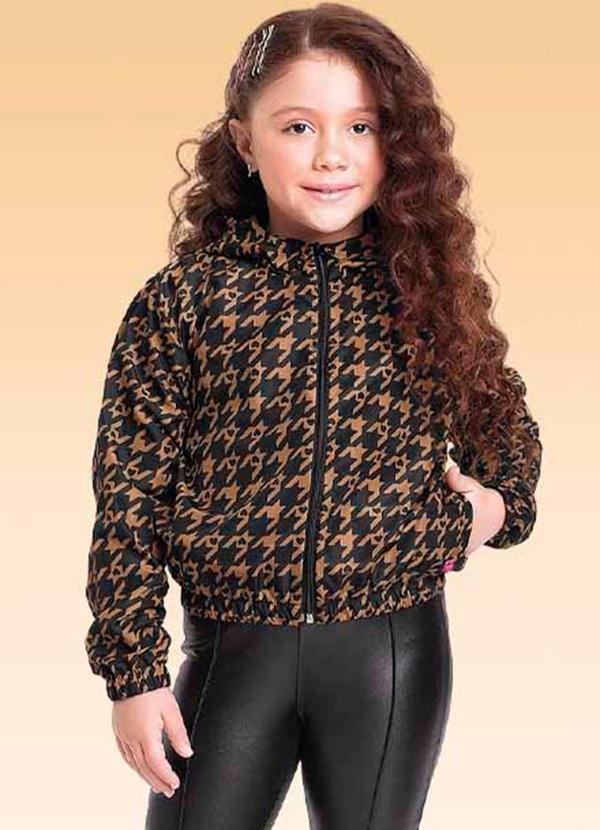 Fakini Kids - Jaqueta com Capuz Preto