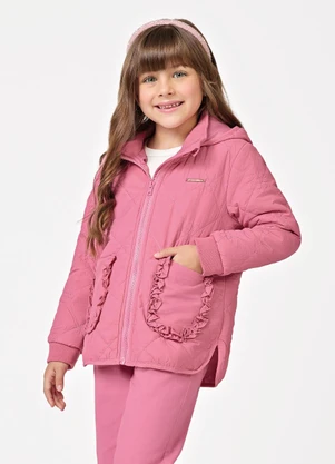 Trick Nick - Jaqueta com Capuz Rosa - TRICK NICK