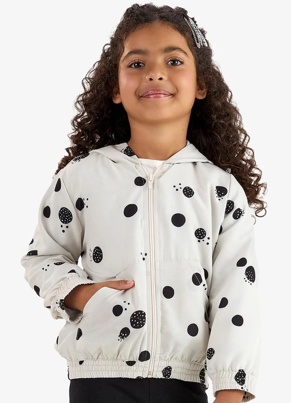 Rovi Kids - Jaqueta Corta-Vento Branco