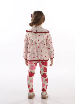 Up Baby - Jaqueta Corta Vento Capuz Estampado - UP BABY