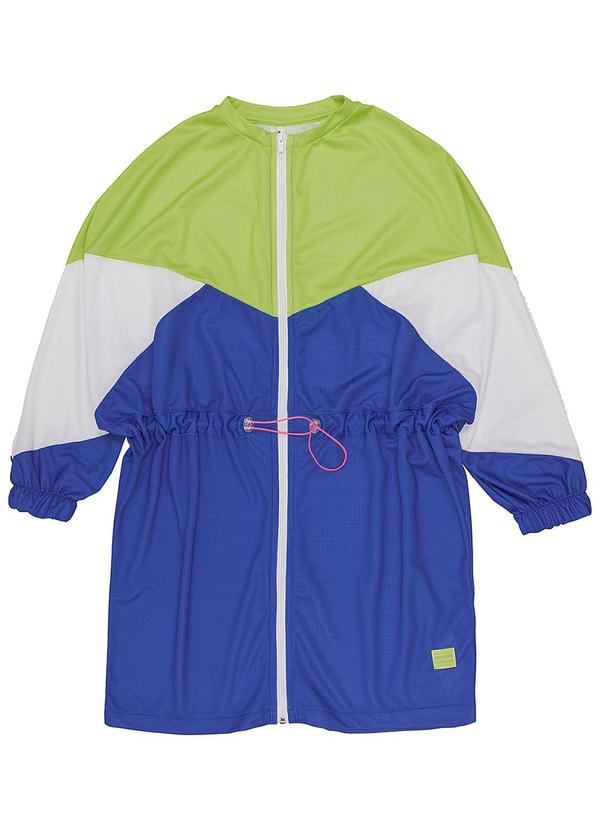 I Am - Jaqueta Corta Vento com Recortes Verde 4