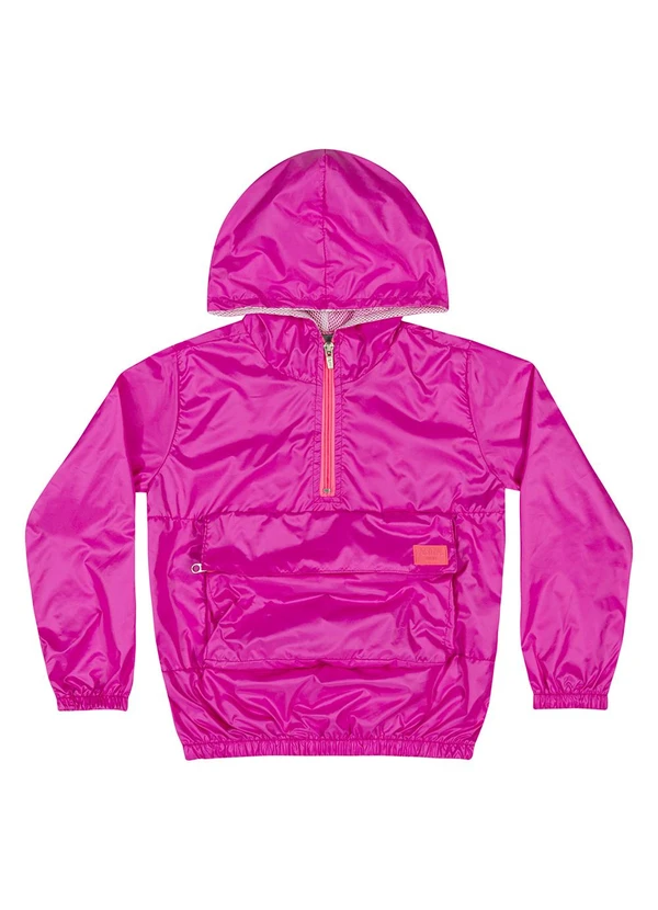 Quimby - Jaqueta Corta Vento Infantil Rosa