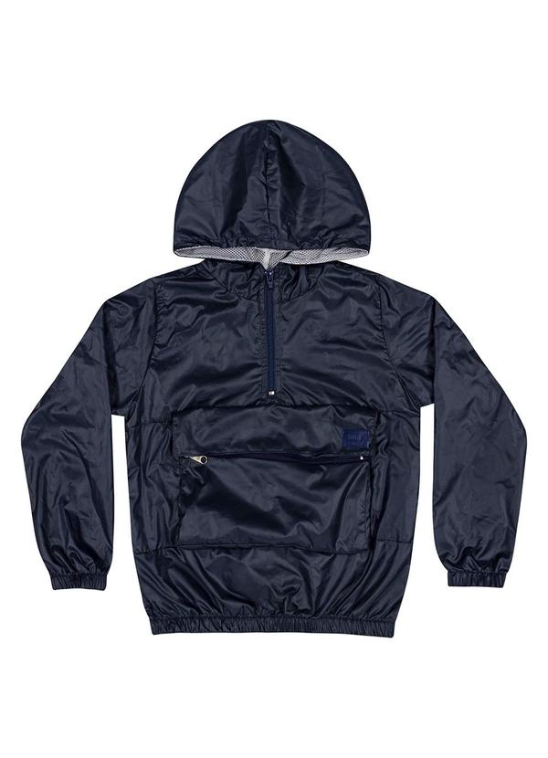 Quimby - Jaqueta Corta Vento Infantil Unissex Azul