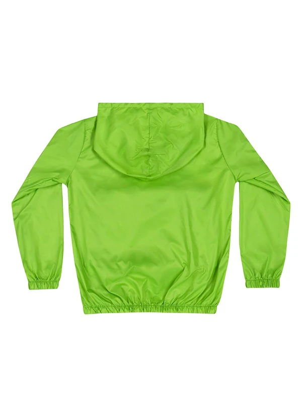 Quimby - Jaqueta Corta Vento Infantil Unissex Verde 6