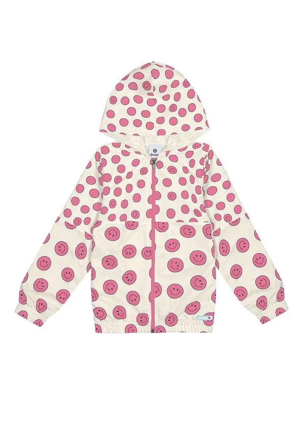 Abrange - Jaqueta Corta Vento Neon Rosa