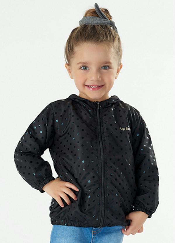 Up Baby - Jaqueta Corta Vento  Preto 1