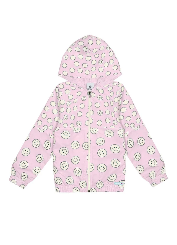 Abrange - Jaqueta Corta Vento Rosa