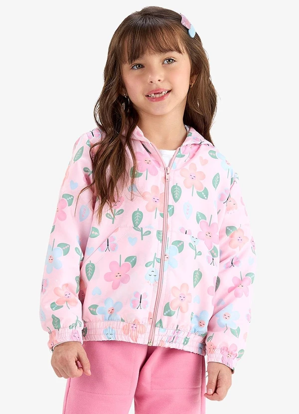 Rovi Kids - Jaqueta Corta-Vento Rosa