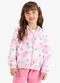 Rovi Kids - Jaqueta Corta-Vento Branco - variação: Rosa