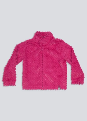 Fakini Kids - Jaqueta Cropped Rosa - FAKINI KIDS