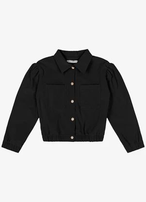 Trick Nick - Jaqueta de Material Sintético Preto - TRICK NICK