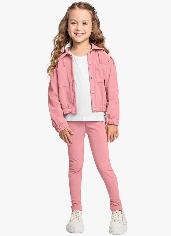 Trick Nick - Jaqueta de Material Sintético Rosa 3