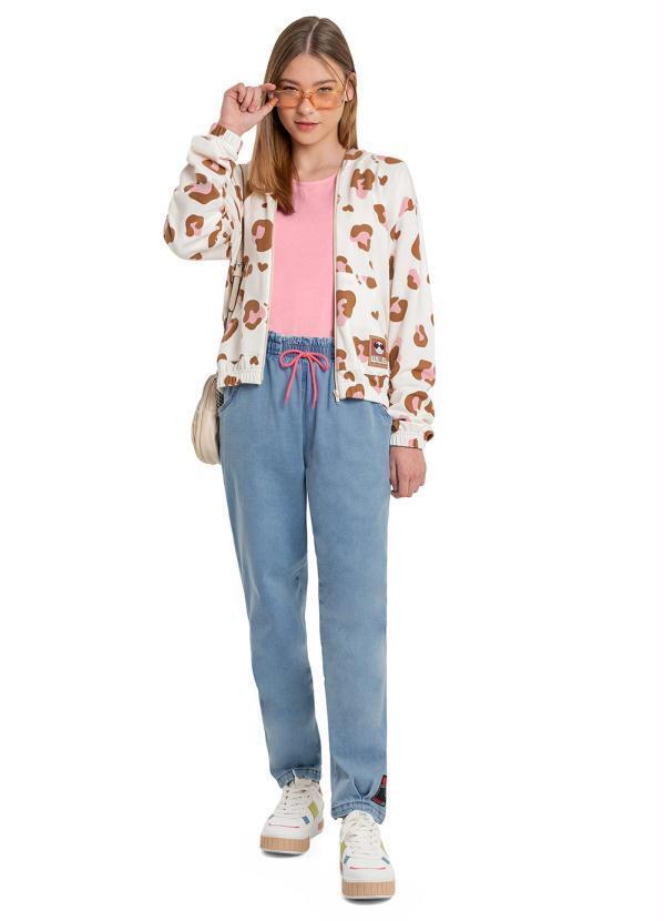 Gloss - Jaqueta de Menina em Molecotton Bege 3