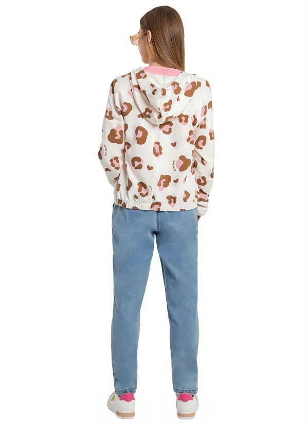 Gloss - Jaqueta de Menina em Molecotton Bege 4