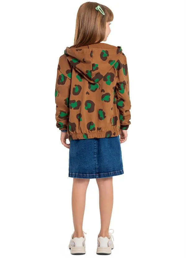 Gloss - Jaqueta de Menina em Molecotton Marrom 4