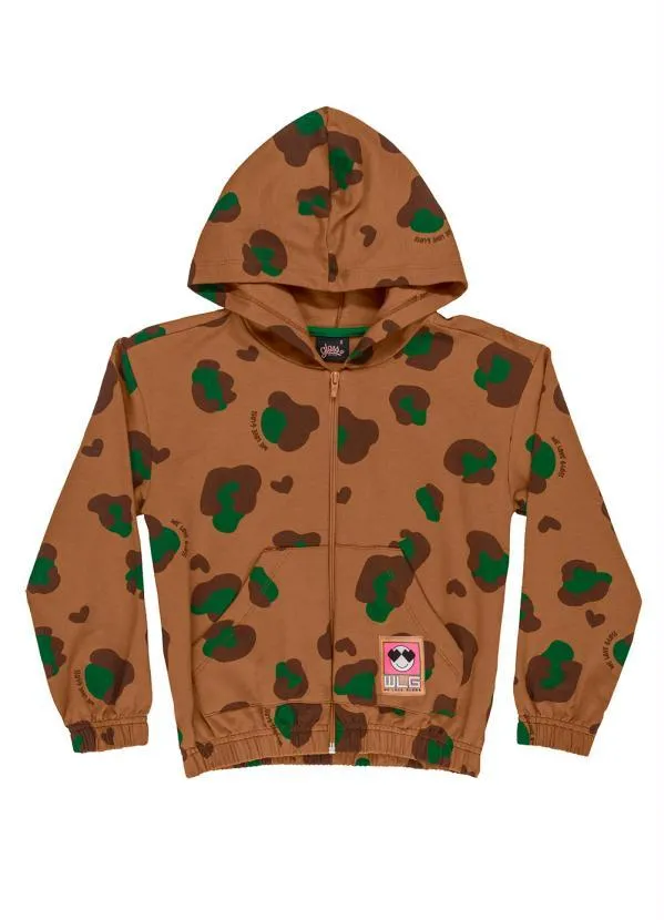 Gloss - Jaqueta de Menina em Molecotton Marrom 5