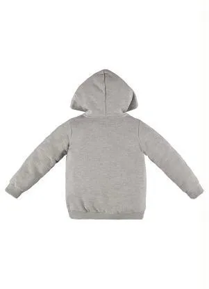 Up Baby - Jaqueta de Moletom Infantil Menina Cinza - UP BABY