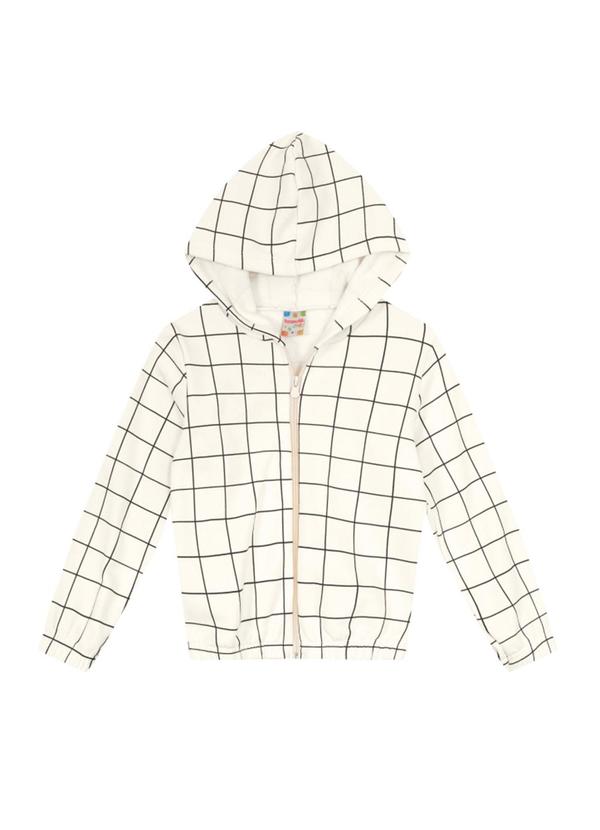 Brandili - Jaqueta de Moletom Infantil Menina Natural