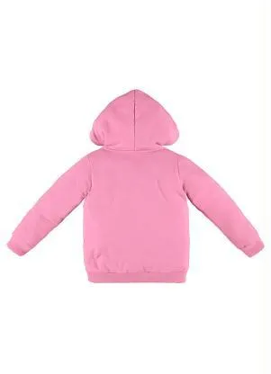 Up Baby - Jaqueta de Moletom Infantil Menina Rosa - UP BABY