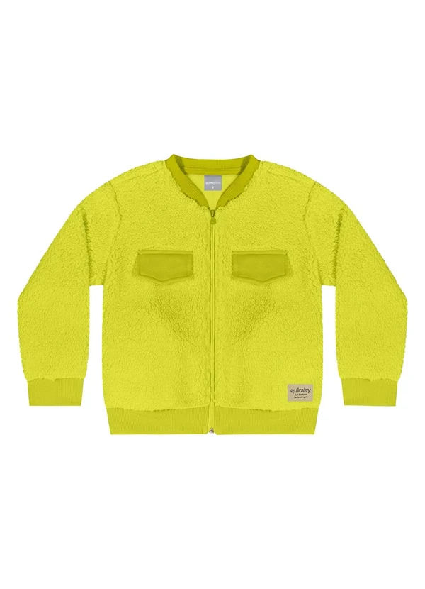 Quimby - Jaqueta de Pelinhos para Menina Verde 3