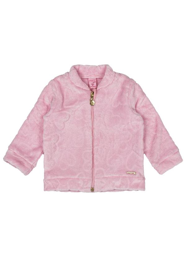 Momi - Jaqueta de Pelo Corações Rosa