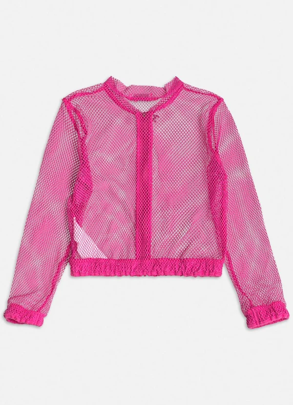 Momi - Jaqueta de Tela Pink Rosa 2