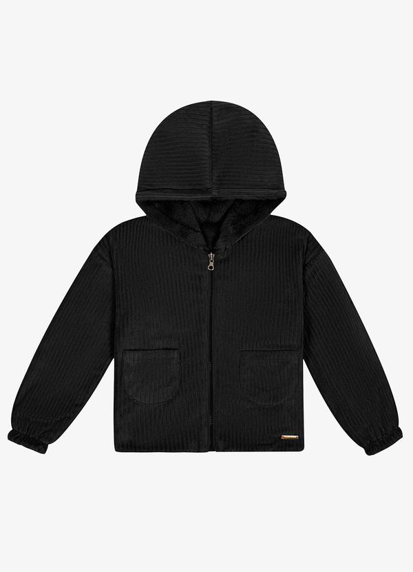 Trick Nick - Jaqueta Dupla Face Infantil Feminina Preto