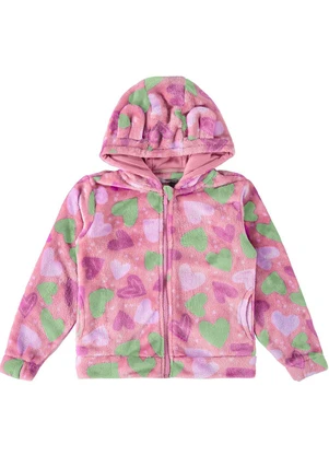 Malwee Kids - Jaqueta em Fleece com Aplique Menino Rosa - MALWEE KIDS