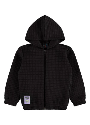 Guloseima - Jaqueta em Jacquard Matelassê Preto - GULOSEIMA