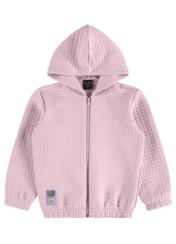 Guloseima - Jaqueta em Jacquard Matelassê Roxo