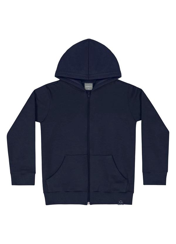 Quimby - Jaqueta em Molecotton Infantil Menina Azul