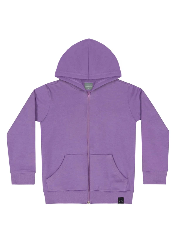 Quimby - Jaqueta em Molecotton Infantil Menina Roxo