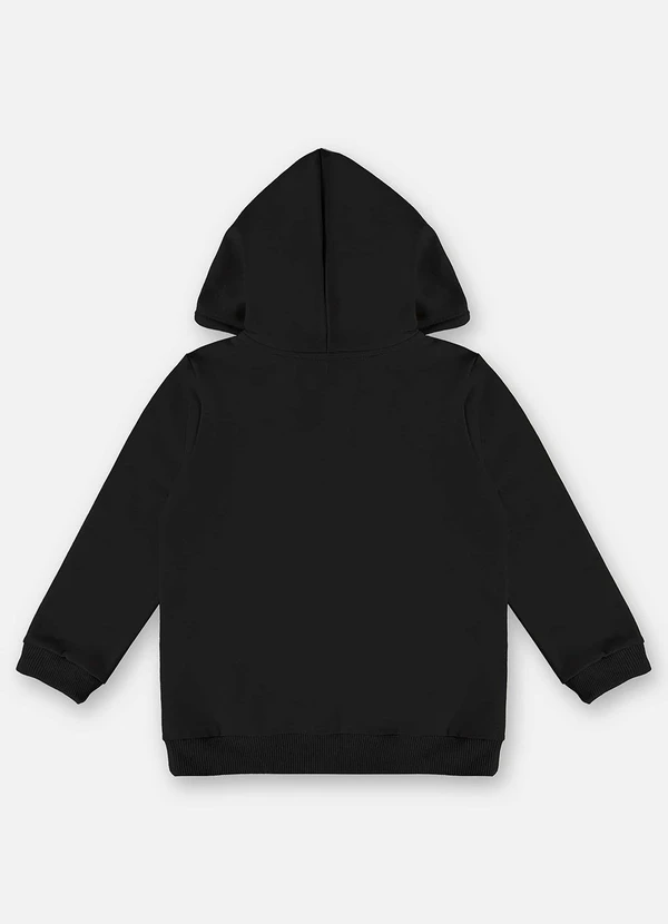 Up Baby - Jaqueta em Molecotton para Menina Preto 2