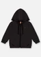 Up Baby - Jaqueta em Molecotton Infantil Menina Rosa - variação: Preto