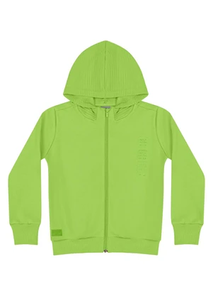 Quimby - Jaqueta em Moletom Infantil Unissex Verde - QUIMBY