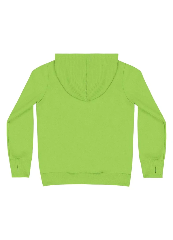 Quimby - Jaqueta em Moletom Infantil Unissex Verde 2