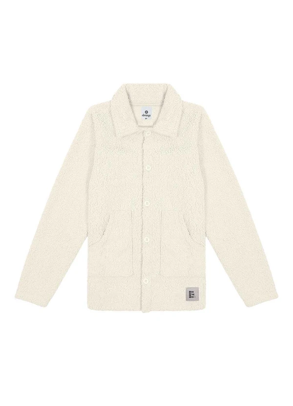 Abrange - Jaqueta em Pelo Bege